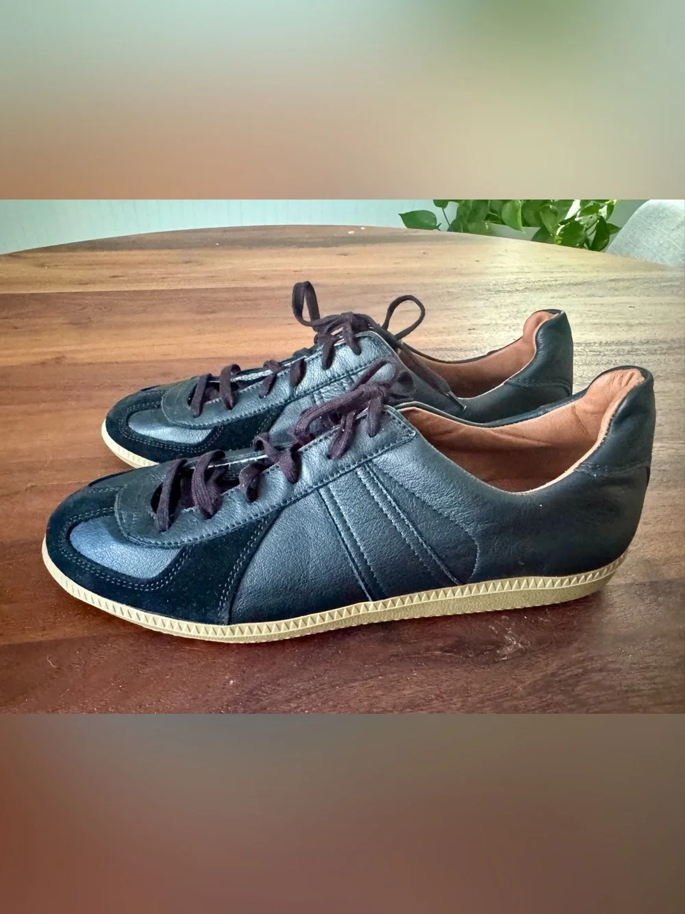 Reproduction of Found 1700l German Army Military Trainers EU 44 Black/Gum Unworn